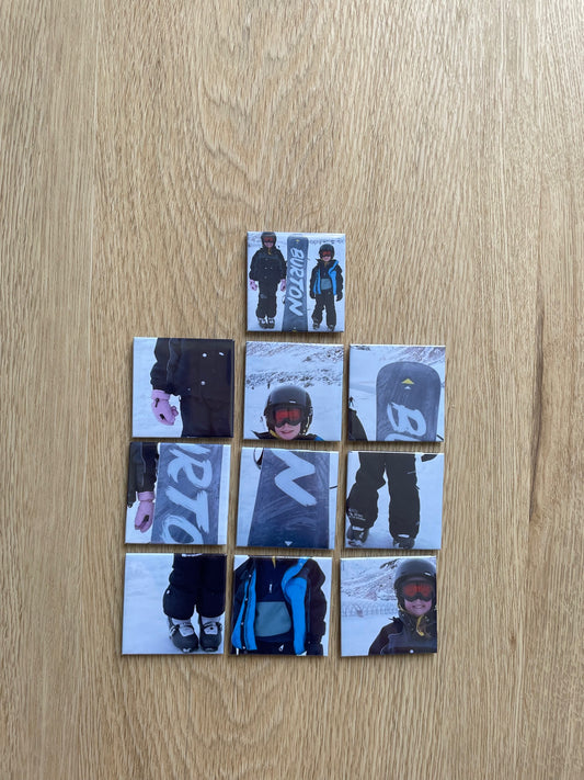 9 Piece Custom Photo Magnet Puzzle