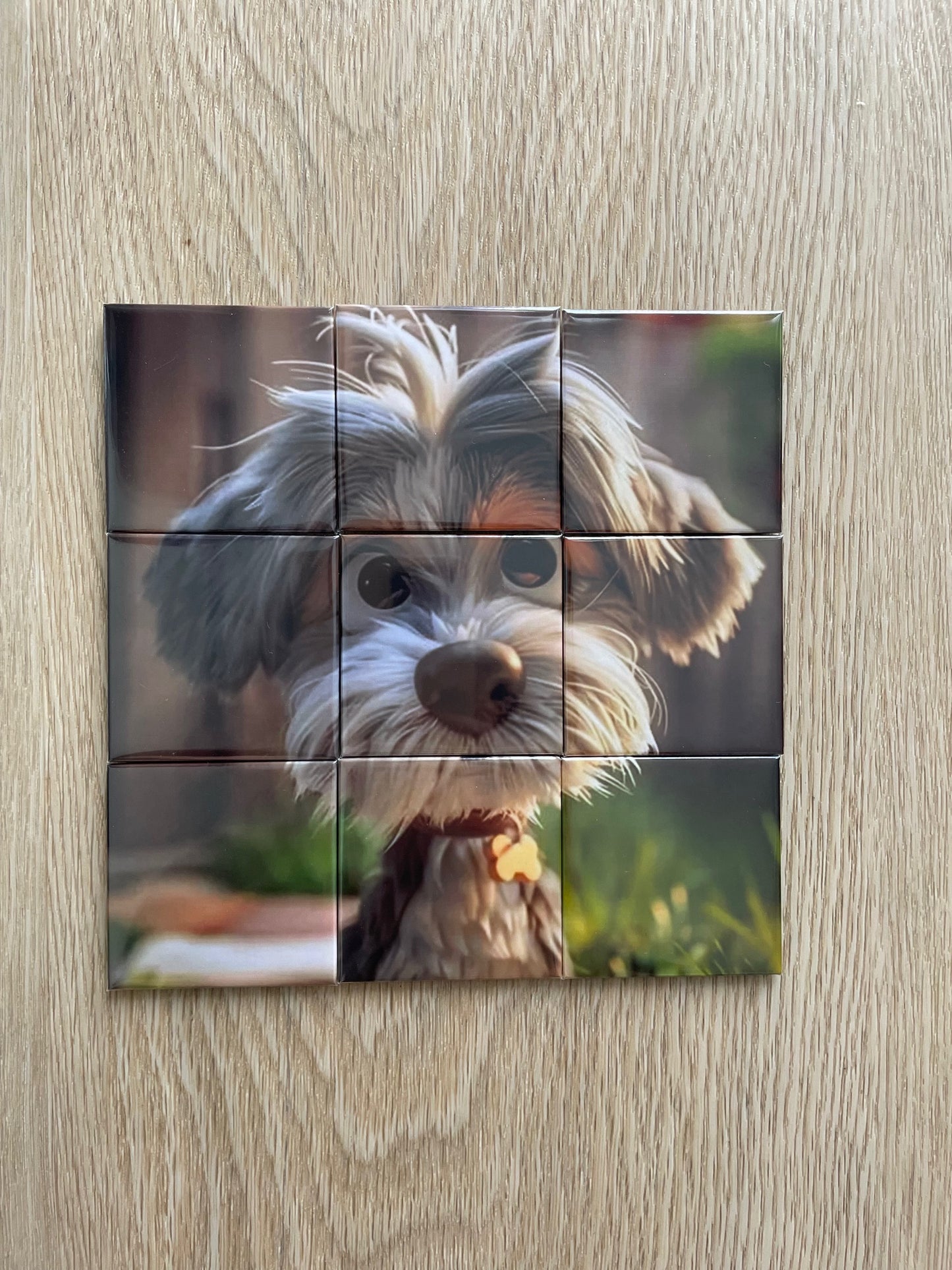 9 Piece Custom Photo Magnet Puzzle