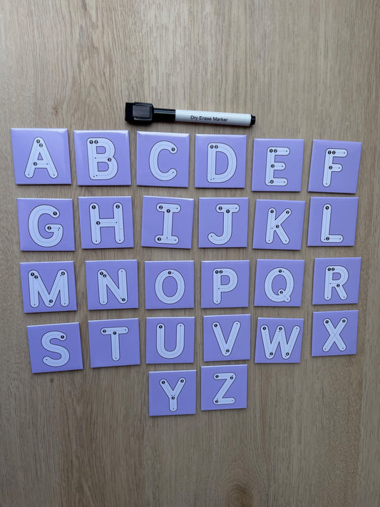 Full Set of Alphabet Magnets