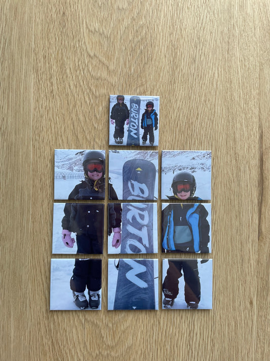 9 Piece Custom Photo Magnet Puzzle