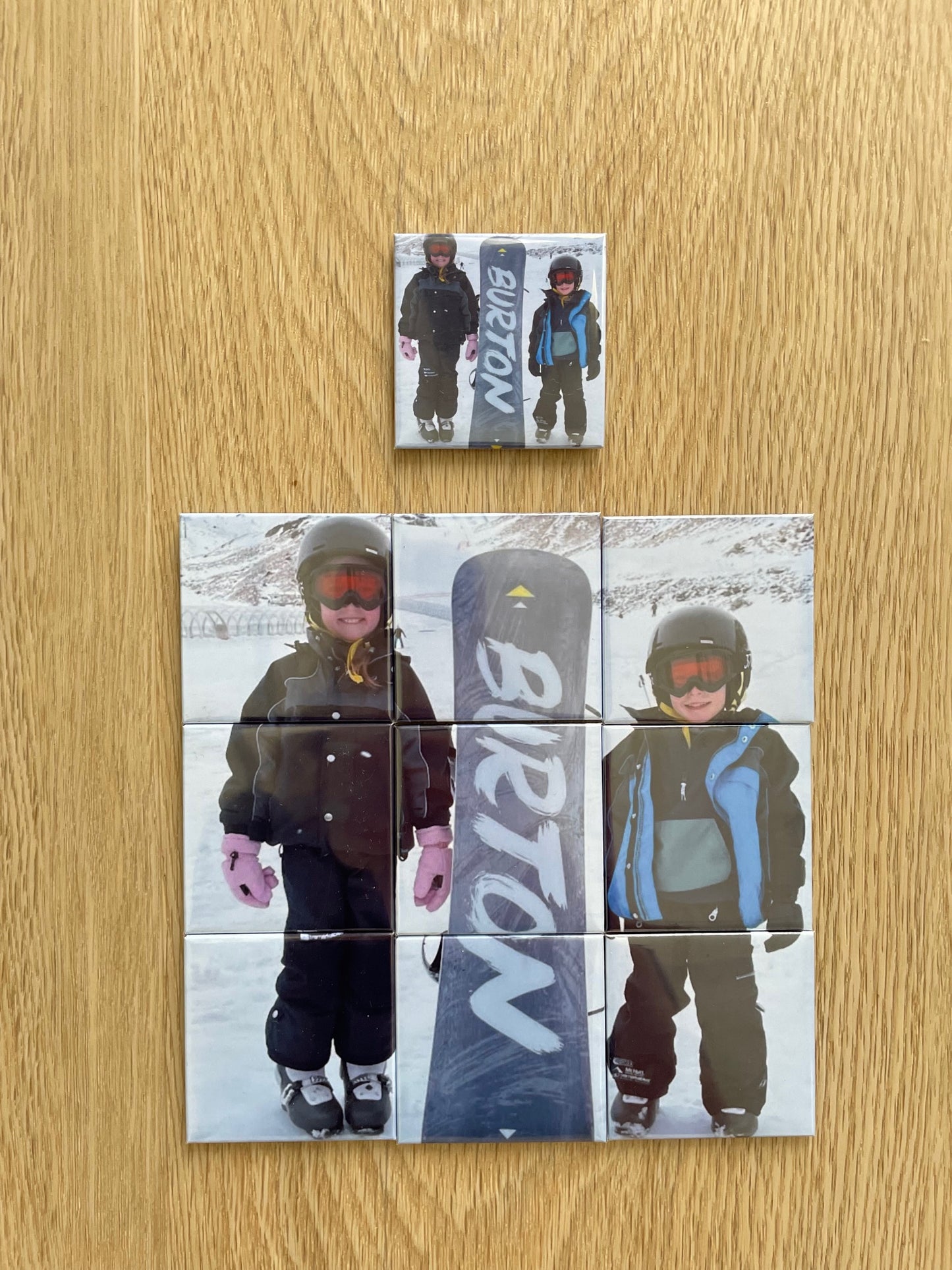 9 Piece Custom Photo Magnet Puzzle