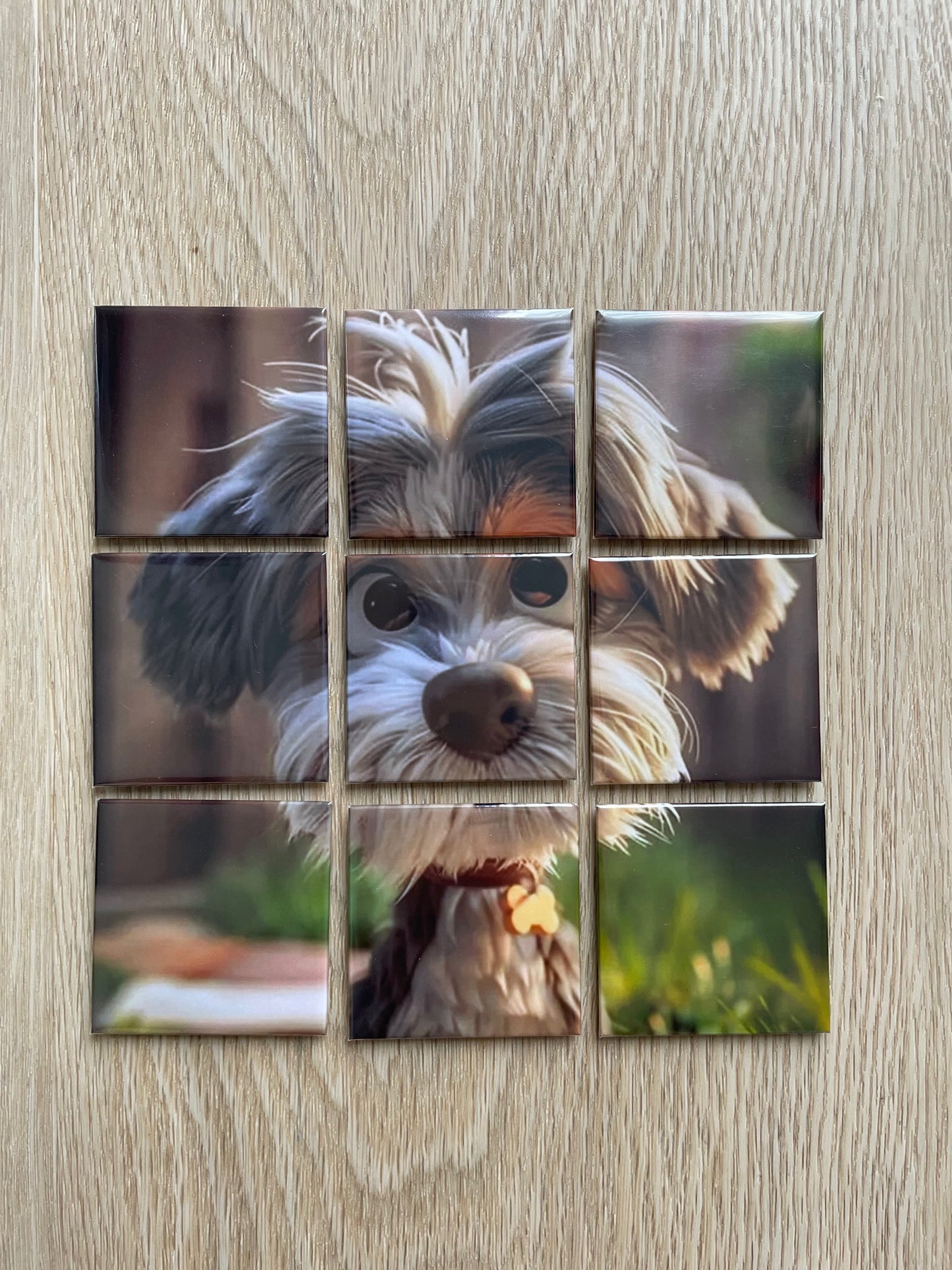 9 Piece Custom Photo Magnet Puzzle