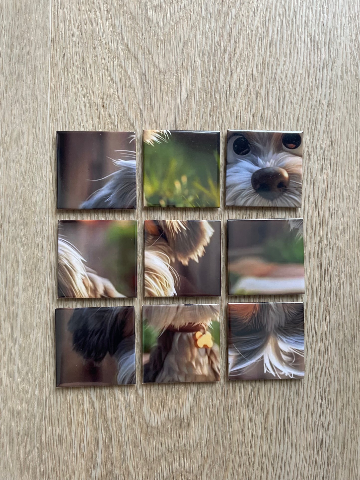 9 Piece Custom Photo Magnet Puzzle
